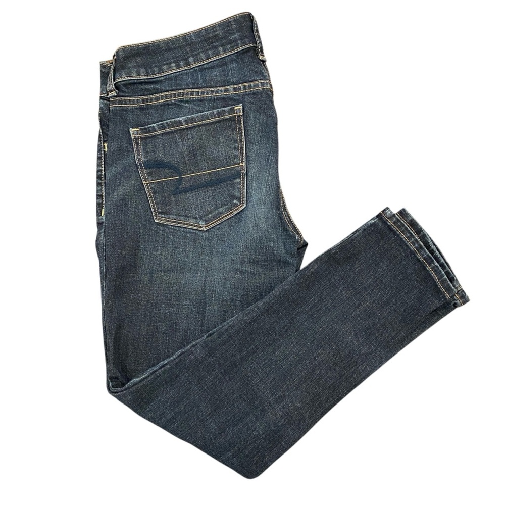 AEO Dark Blue Denim Ankle Jegging Jean